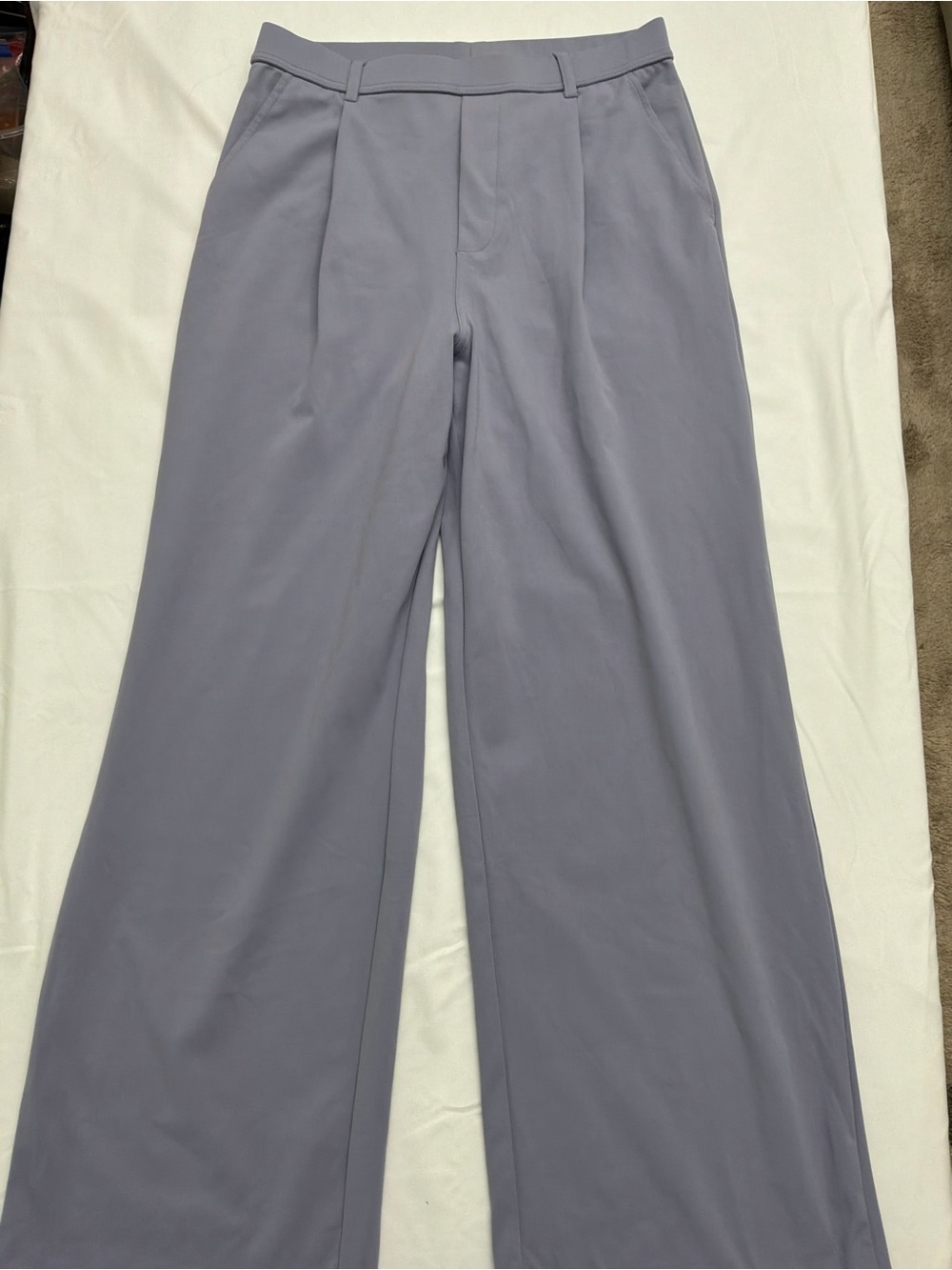 HALARA Wide-Leg Trousers in Lavender